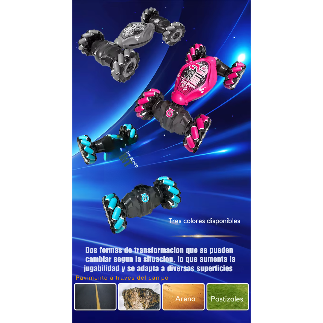 AiJH coche de Control remoto barato 4WD Rc Auto conducción de doble cara RC Drift Car 360 rotación mano gravedad gesto Rc Stunt Car