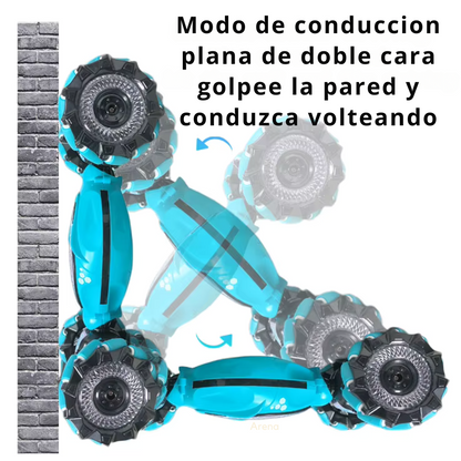 AiJH coche de Control remoto barato 4WD Rc Auto conducción de doble cara RC Drift Car 360 rotación mano gravedad gesto Rc Stunt Car