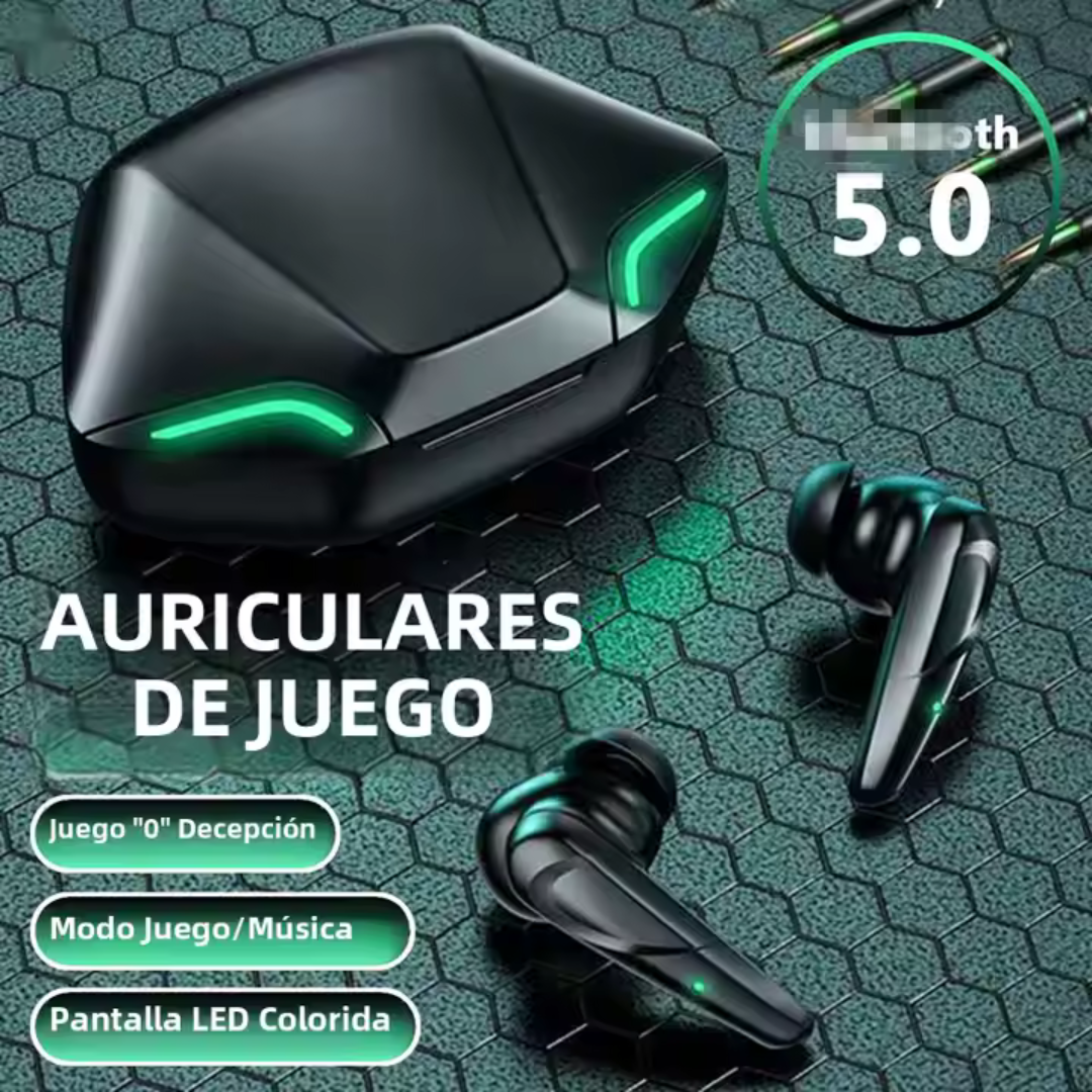 Auriculares deportivos X15 PRO para juegos con microfono impermeables, telefonos moviles y jugadores