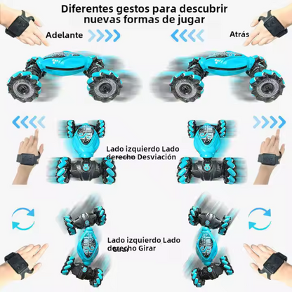 AiJH coche de Control remoto barato 4WD Rc Auto conducción de doble cara RC Drift Car 360 rotación mano gravedad gesto Rc Stunt Car