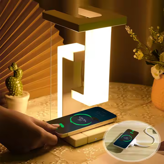 Lámpara de mesa de levitación magnética con luz de lectura antigravedad para dormitorio, estudio, decoración de oficina