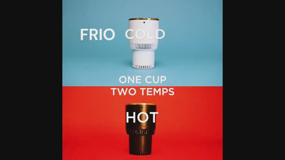 Taza Inteligente 2 en 1 PORTATIL, pantalla LED, TACTIL refrigera y calienta las bebidas